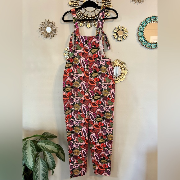 Lucy & Yak Limited Edition Vulvarees Dungaree Fruity Vulva US 4 Organic Cotton - Picture 6 of 8